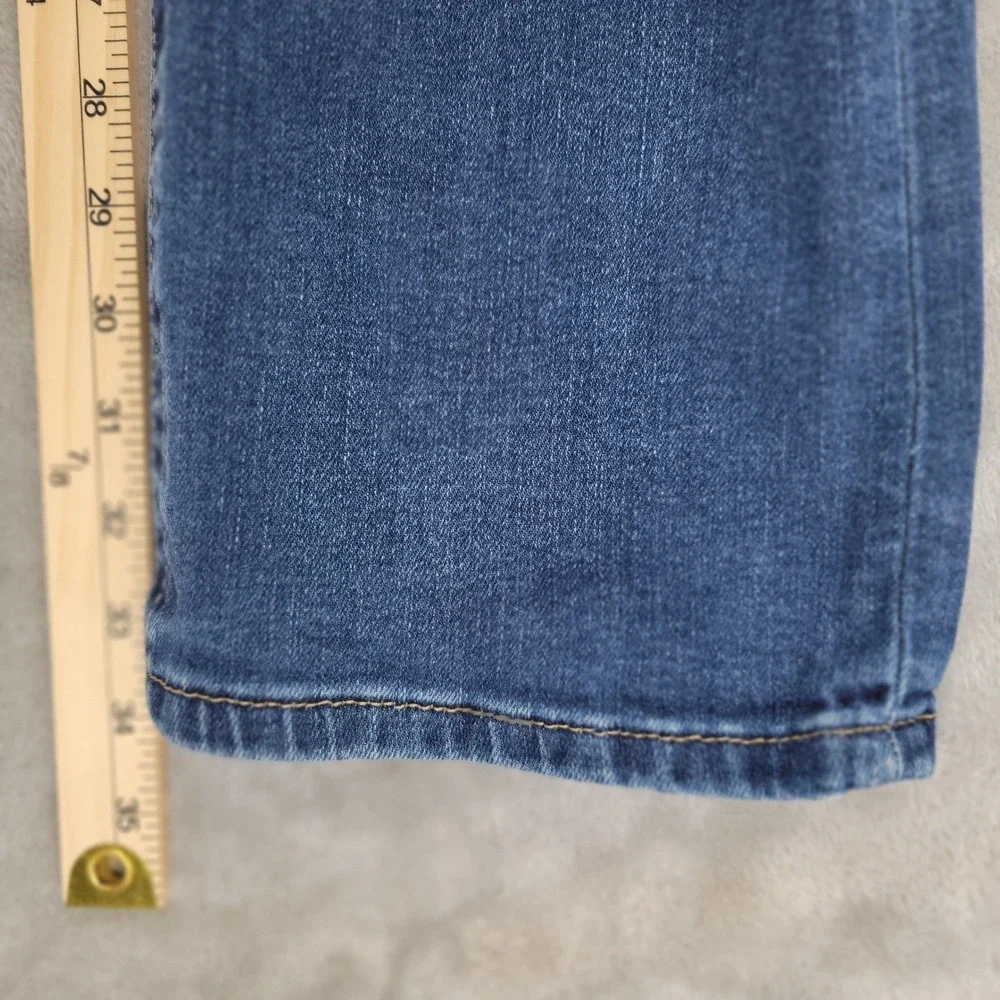 Wrangler Ultimate Riding Jean Willow Womens 28x34 Blue Bootcut Stretch Denim - Picture 11 of 12